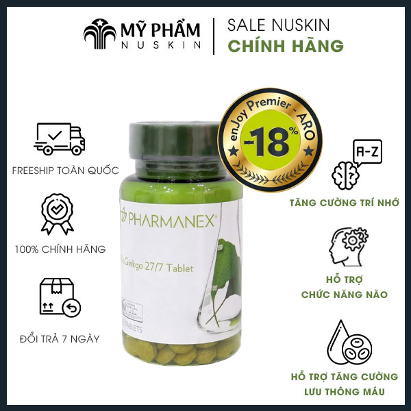 Thực phẩm bảo vệ sức khỏe BioGinkgo 27/7