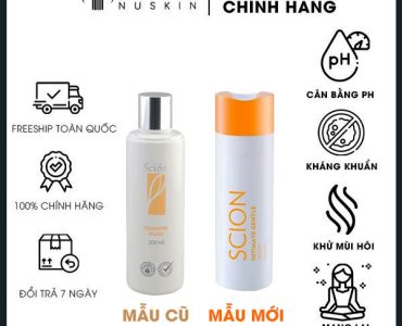 Dung Dịch Vệ Sinh Phụ Nữ Scion Intimate Gentle Wash mẫu mới 2022