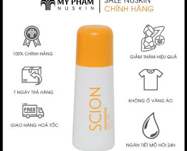 Lăn Scion ngăn ngừa và điều tiết khả năng ra mồ hôi hiệu quả